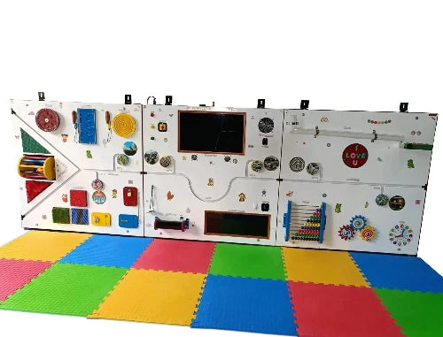 Sensory Play Station Wall Panels for Child Development