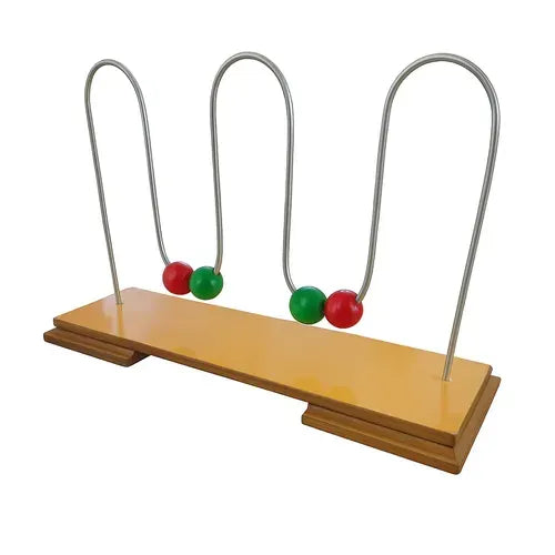 Wooden Pronator Zig-Zag for Hand Physiotherapy Use
