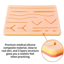 Suture Practice Pad with 14 Pre Cuts