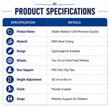 Walker Rollator Child Premium Quality