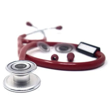 Silvery III Aluminium Chrome SS Stethoscope (Red)