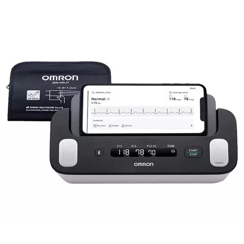 OMRON HEM 7530T Blood Pressure Monitor ECG Machine Measure Bp ECG Afib