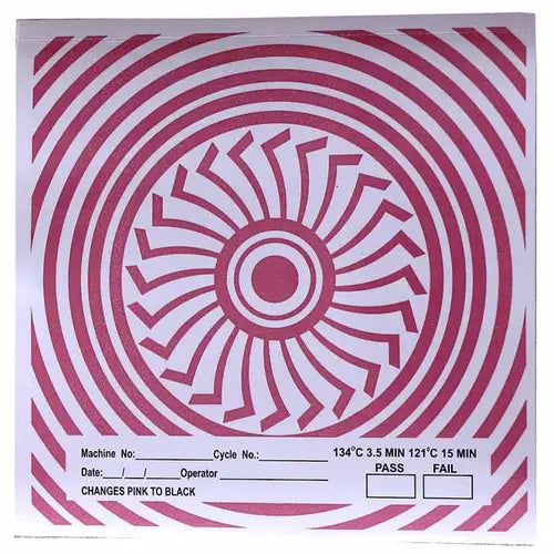 Bowie Dick Test Pack For Steam Air Removal Test in Autoclave (Pack Of 10)