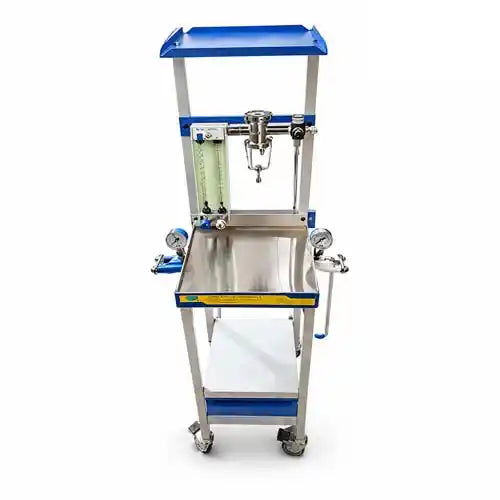 Boyle’s Anesthesia Machine MS 2 Cylinder with Flowmeter & Mobile Stand