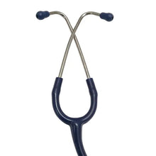 Silvery Aluminium Chrome Stethoscope (Blue)