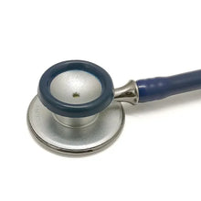 Silvery Aluminium Chrome Stethoscope (Blue)