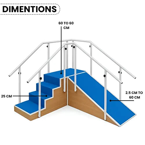 Physiotherapy Staircase Corner Ramp Rehab Training
