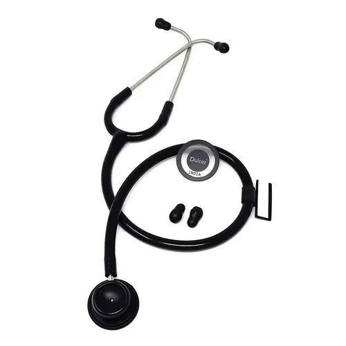 Dulcet Brace Chrome Stethospcope (Black)