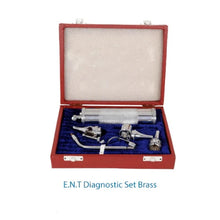 ENT Diagnostic Set with Brass Handle