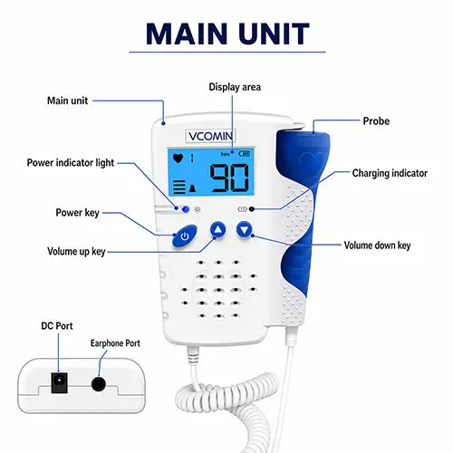 Vcomin Fetal Doppler 200D