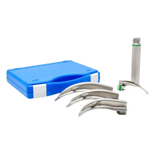 Fiber Optic LED Laryngoscope Set Macintosh 00,0,1