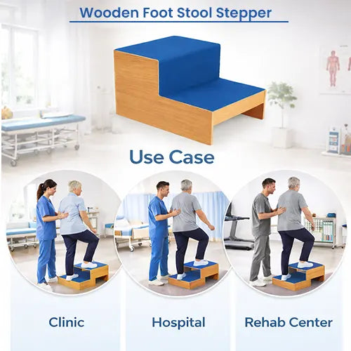 Wooden Foot Stool Stepper