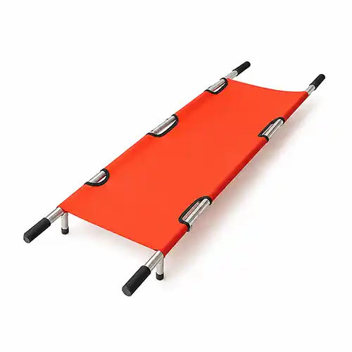 Four Fold Aluminium Stretcher for Emergency Patient Transport