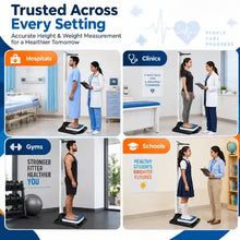 Height Measuring Scale with Mechanical Weighing Scale