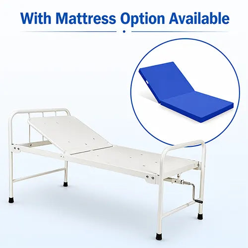 Hospital Semi Fowler Bed MS Frame with Adjustable Backrest