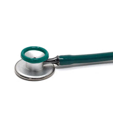 Silvery Aluminium Chrome Stethoscope (Green)