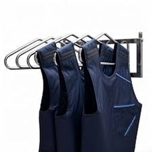 Wall Mounted Lead Apron Rack (SS 304 Grade) for Six Lead Aprons