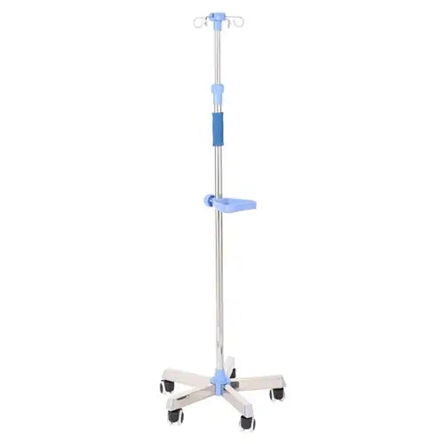 Fully Stainless Steel IV Stand for Hospital Use