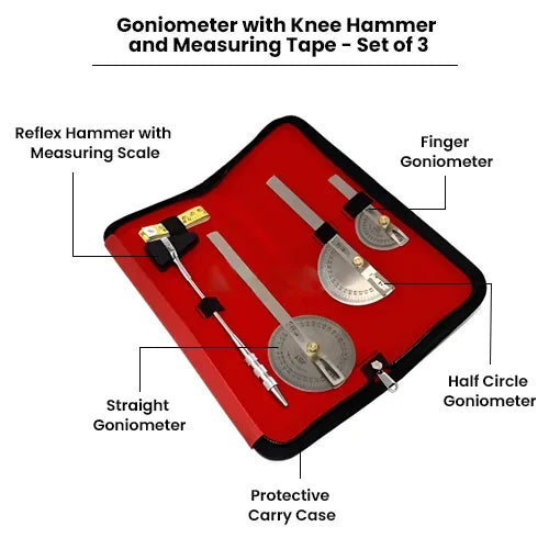 Goniometer Set for Joint Angle Measurement Toolsx