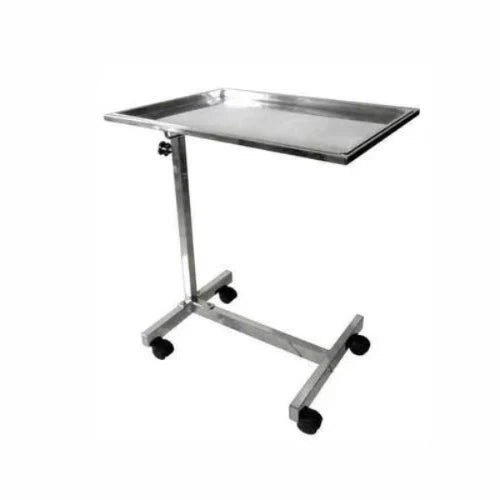 Mayo Trolley with SS Frame, Removable Tray & 32–52 Inch Adjustable Height