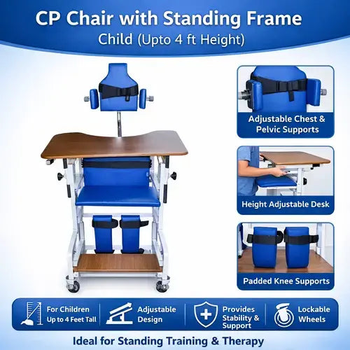 CP Chair with Standing frame Child (Upto 4 ft Height)