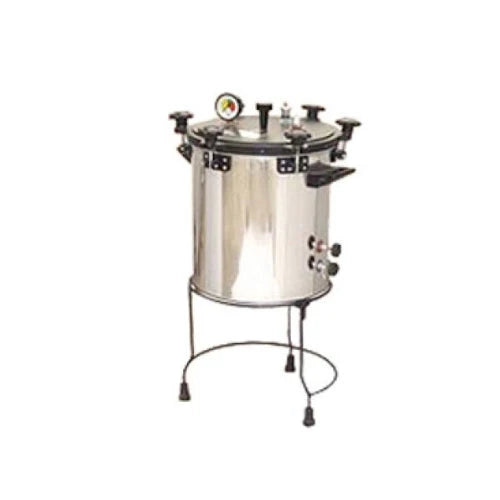 Non-Electric Autoclave sterilizer Wing Nut Type Seamless Aluminium