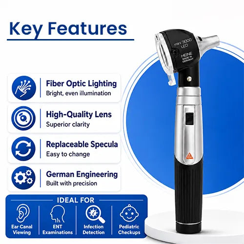 Otoscope Heine Mini 3000 With Handle for ENT Exam