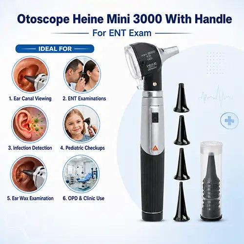 Otoscope Heine Mini 3000 With Handle for ENT Exam