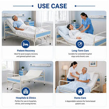 Hospital Semi Fowler Bed MS Frame with Adjustable Backrest