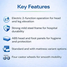 Hospital Adjustable Bed | Electric Fowler Bed 2 Function