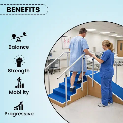 Physiotherapy Staircase Corner Ramp Rehab Training