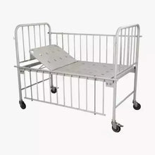 Pediatric Semi Fowler Bed Manual Deluxe with Side Rails & Lockable Castors