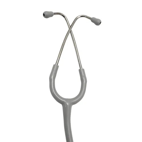 Silvery Aluminium Chrome Stethoscope (Grey)