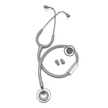Silvery Aluminium Chrome Stethoscope (Grey)
