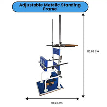 Adjustable Metalic Standing Frame Adult with Wooden Base