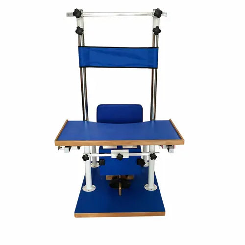 Adjustable Metalic Standing Frame Child with Wooden Base