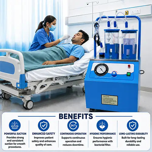 Suction Machine Half HP for Clinical Use